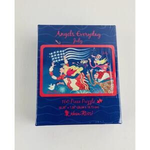 JULY Angels Everyday Mini Puzzle 160 Pcs Karen Rossi Andrews & Blaine USA Flag P